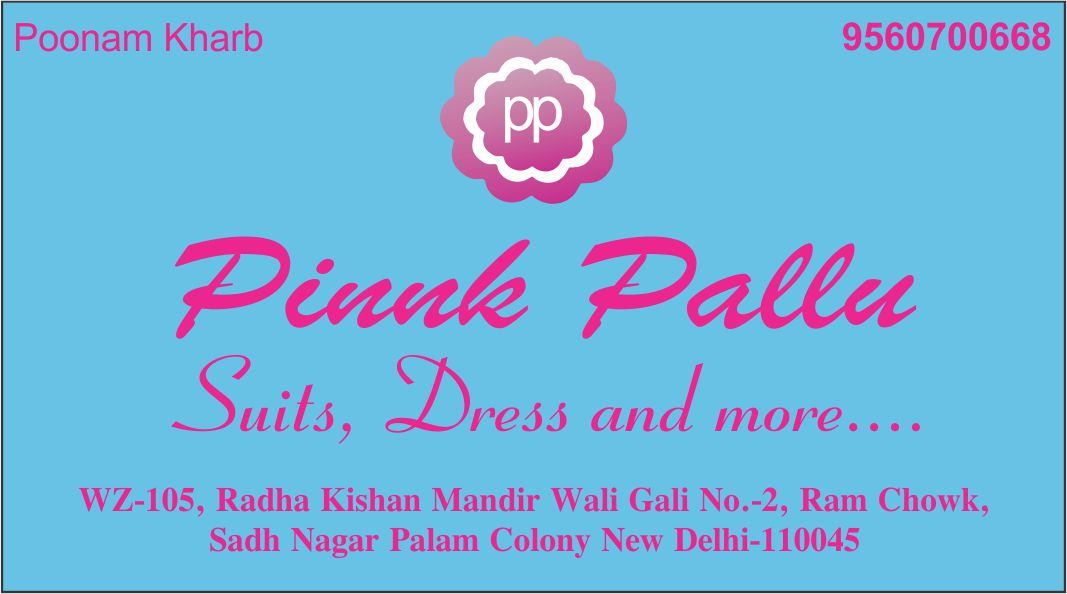 PINNK PALLU (Palam Colony Suits Shop)